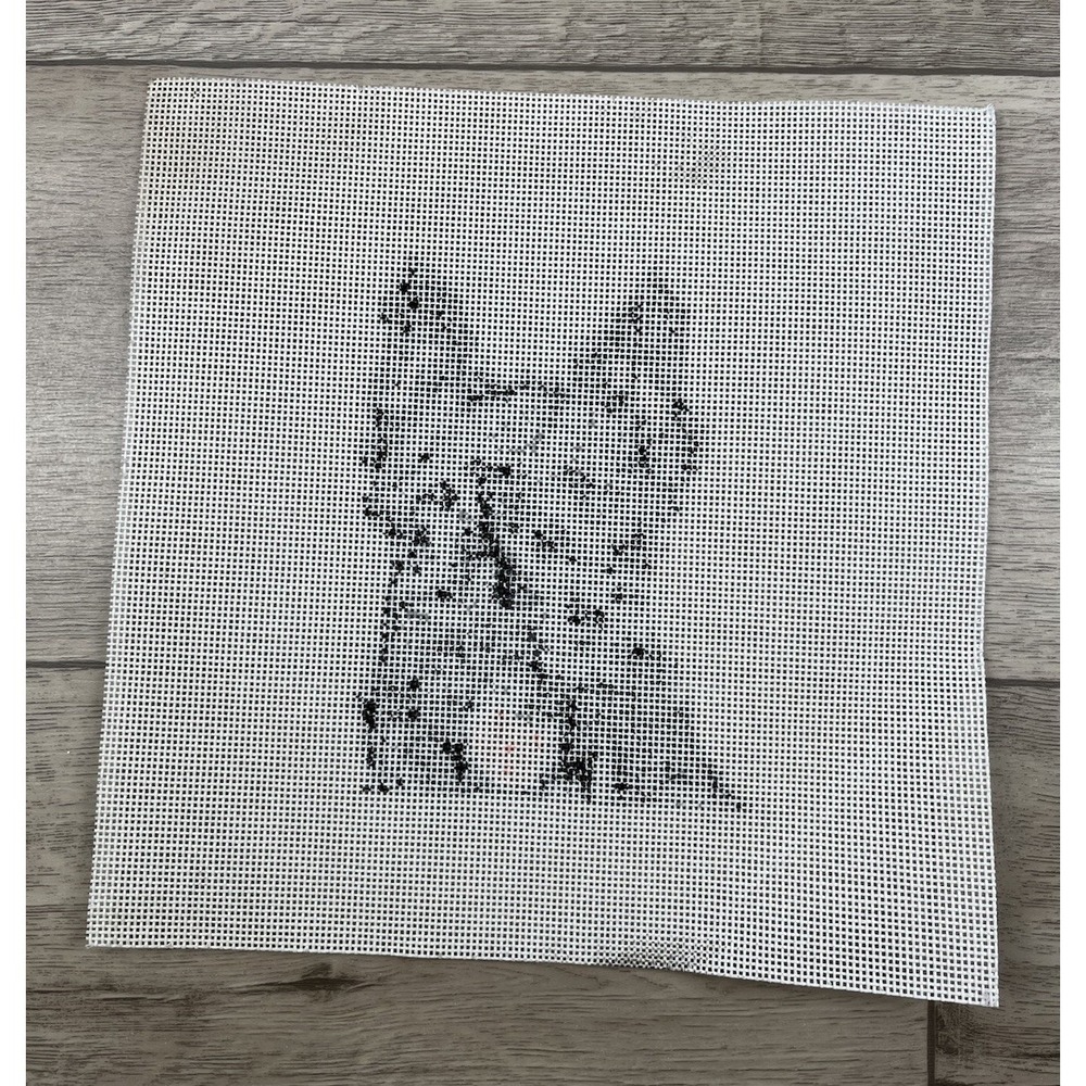 Cat's Cradle Handpainted Needlepoint Canvas Scottie Dog Aberdeen Scotch Terrier‎ - Picture 7 of 8